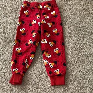 Red Elmo Kids Sweatpants